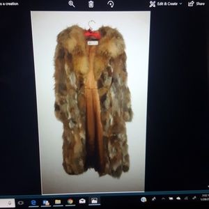 Custom Full Length Fox Fur Coat
